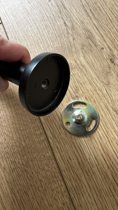 Karnisz czarny 200 cm stan bdb