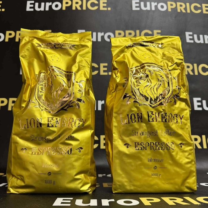 Кава в Зернах 1 КГ ! Кава в зернах Lion Energy 4 види. Кофе в зернах