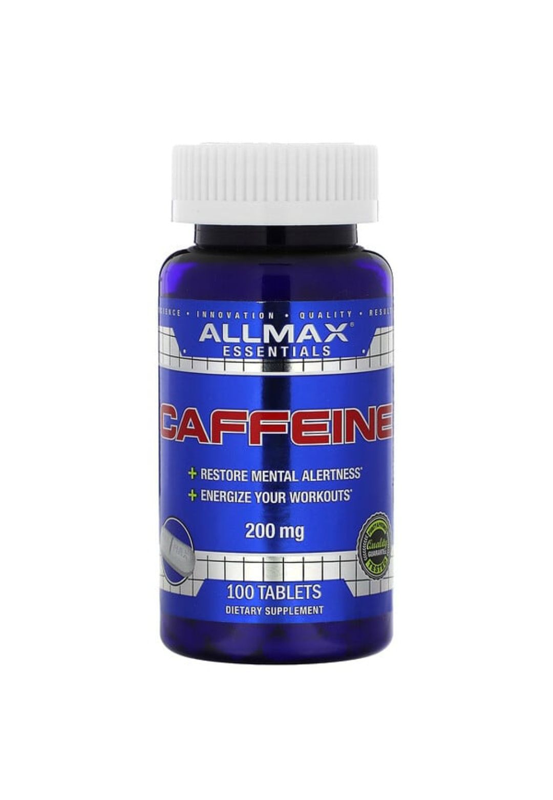 ALLMAX Caffeine, Кофеин 200 мг, 100 табл.