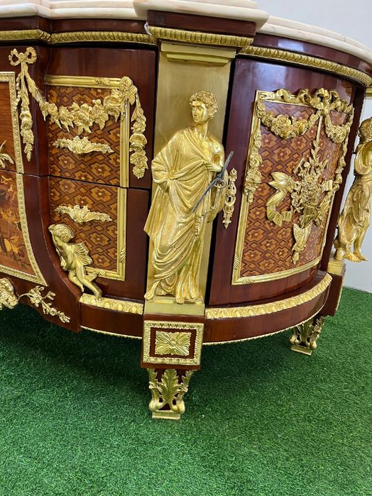 MASYWNA POSTACIOWA komoda - bufet w stylu barokowym