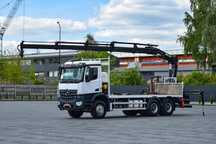 Mercedes-Benz AROCS 2636 / 6x4 / HIAB XS 144 HIDUO / WYSUW x4 / ROTATOR / STEROWANIE RADIOWE / UDT / PODPORY HYDRAULICZNE / PLATFORMA / AUTOMAT / SPROWADZONY  / Tanie Szybkie Finansowanie Zgoda od Zaraz