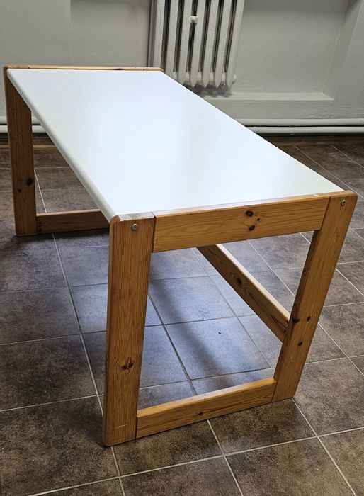 Biurko Skandynawskie białe