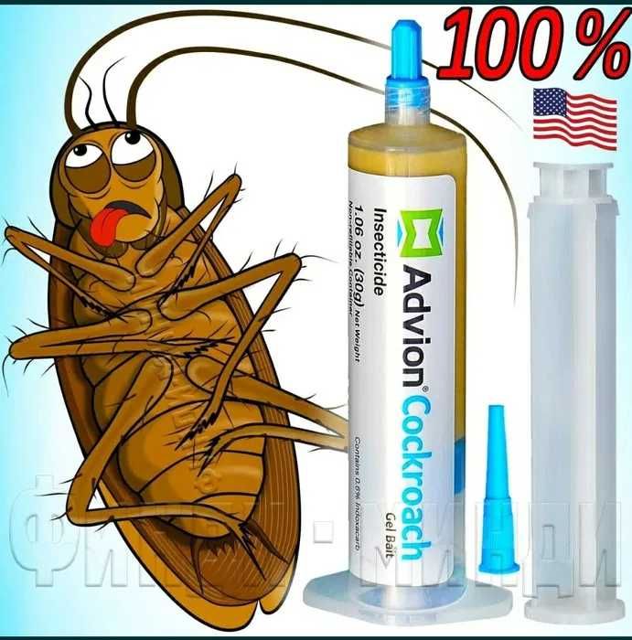 Средство яд тараканов гель Dupont Advion Cockroach Gel Evolution США