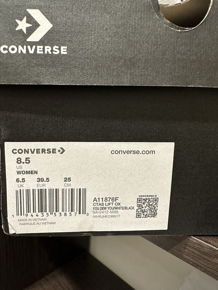 Converse кеди жіночі оригінальні 39 розмір