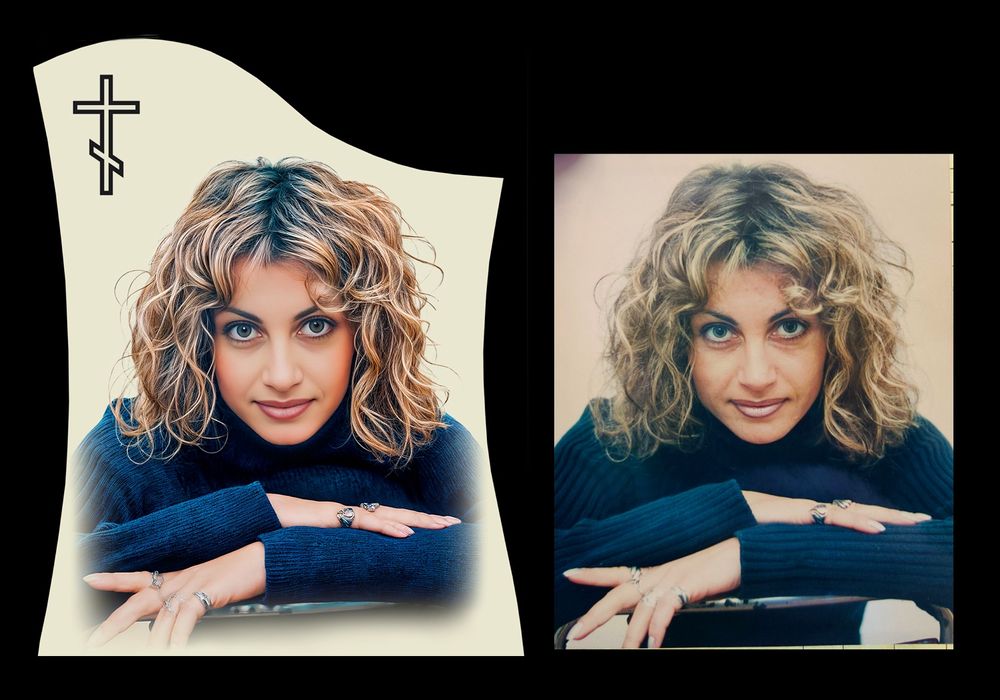 Ретуш фото на пам'ятник