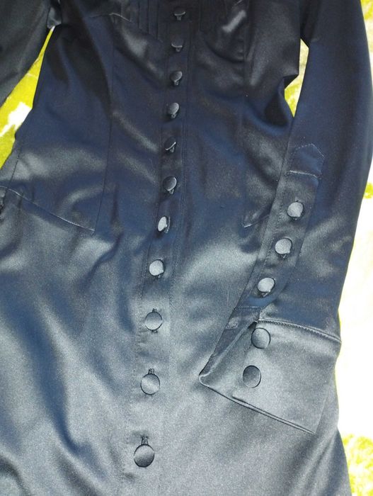 Платье-футляр, стрейч. Вэнздей (готик) стайл