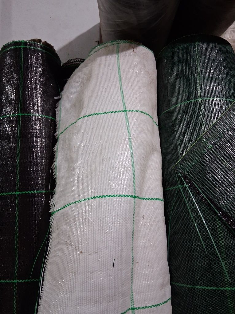 Tela anti ervas em varias cores. Preta, branca, verde e castanha.