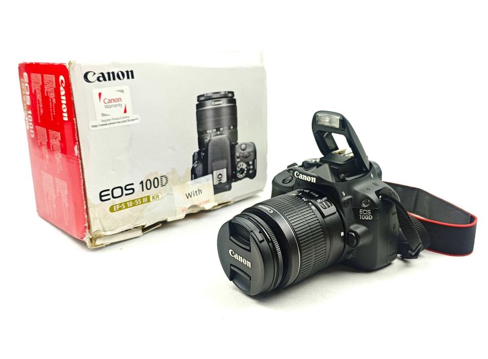 Дзеркальний фотоапарат Canon EOS 100D 18-55mm 64Gb [Пробіг 4644]