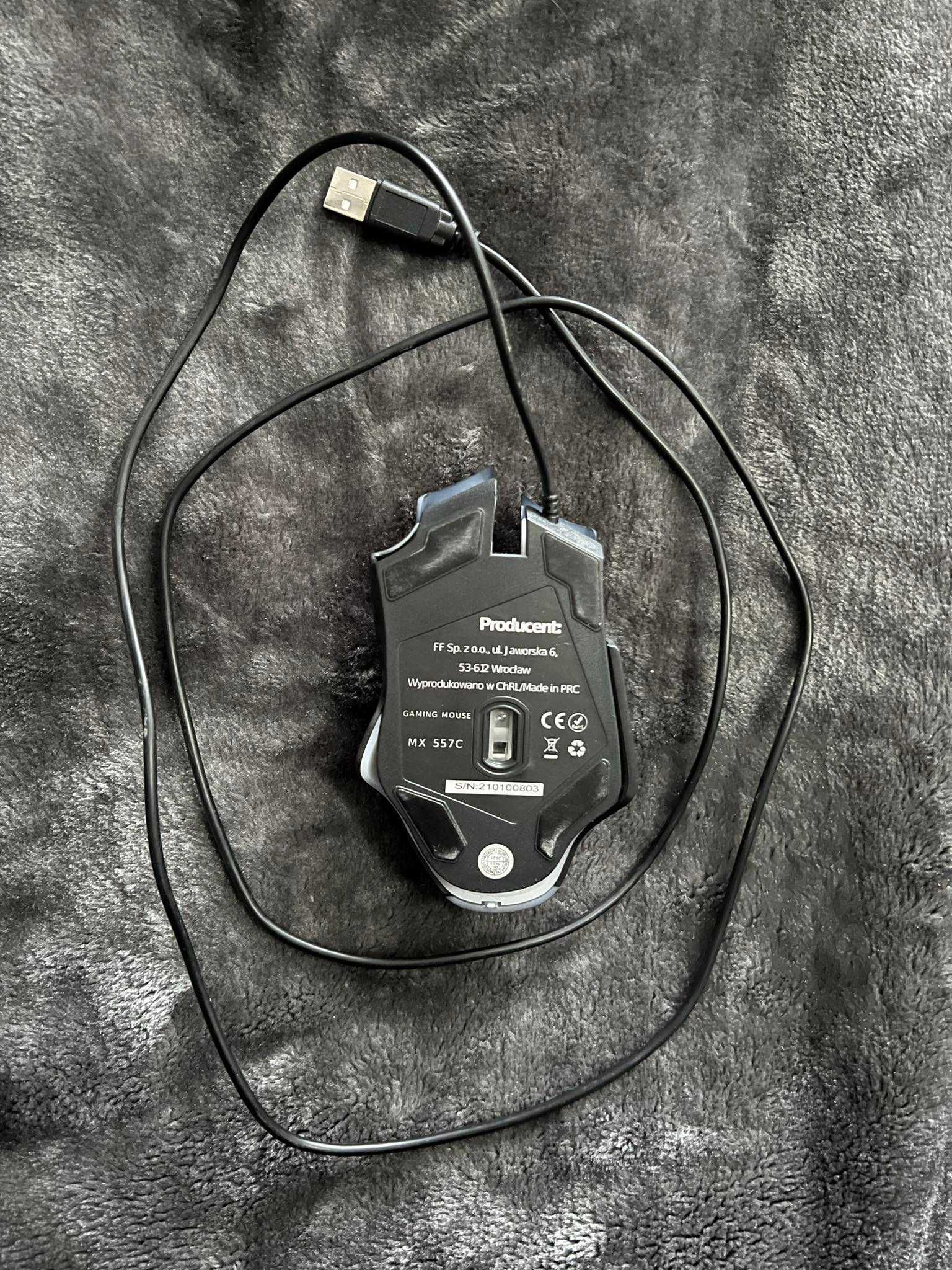 Mysz optyczna przewodowa 3200dpi