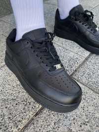 Кросівки Nike Air Force Black Fur Розміри: 36-45