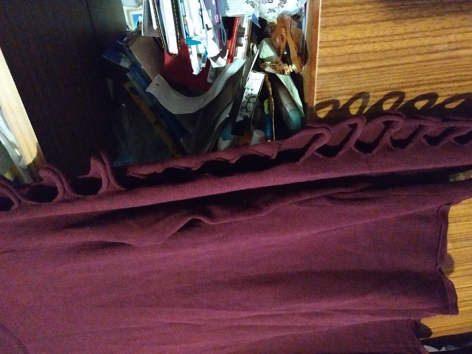 Sweterek damski bordowy