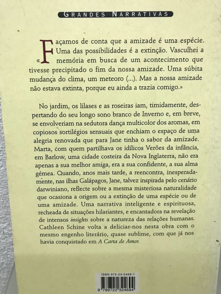 A Evolução de Jane Cathleen Schine editorial presença