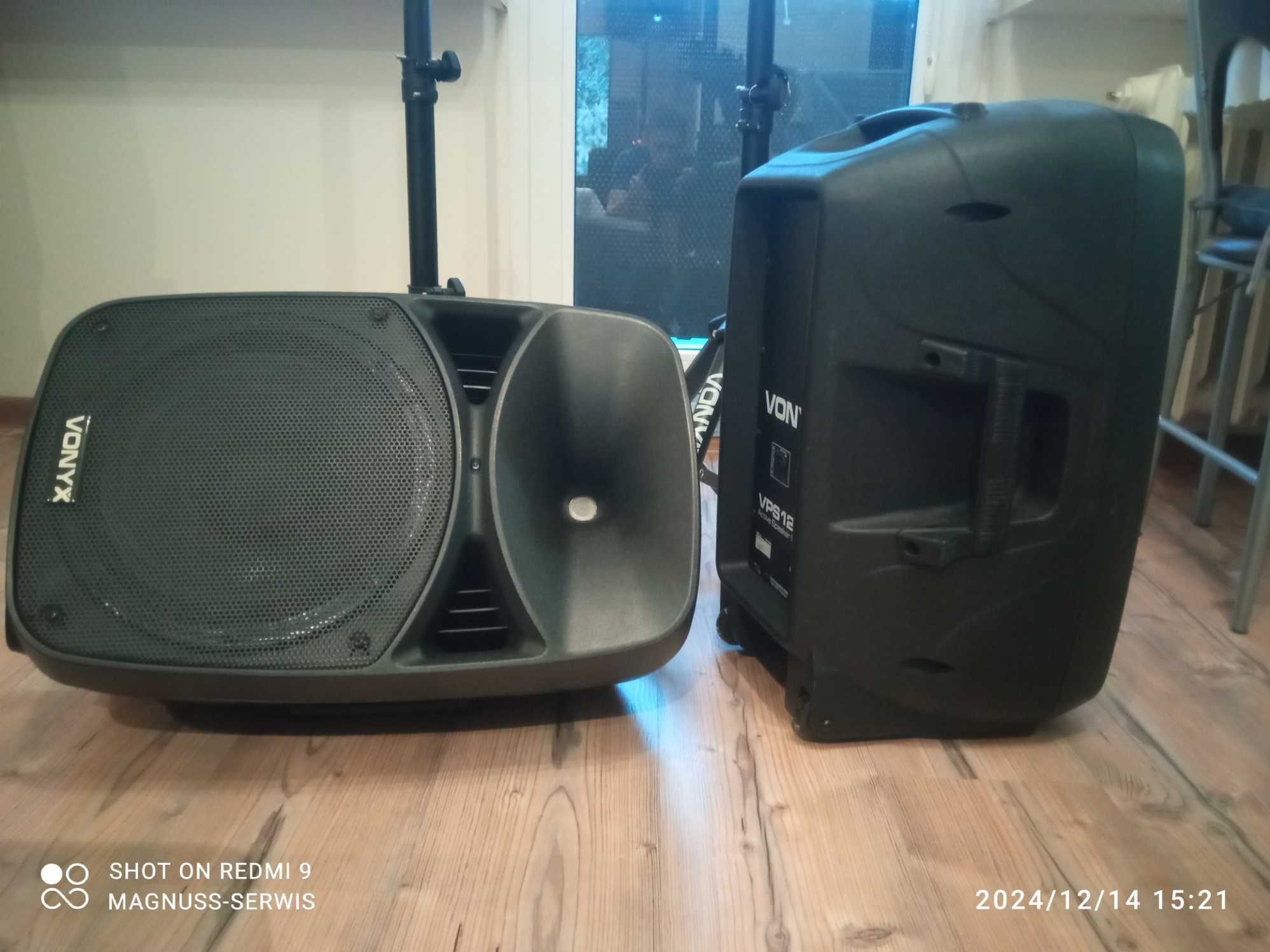Zestaw nagłośnieniowy 800W 2x kolumna 12'' Vonyx VPS122A