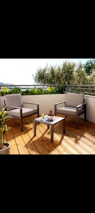 Sprzedam zestaw mebli balkonowych Moorea szary