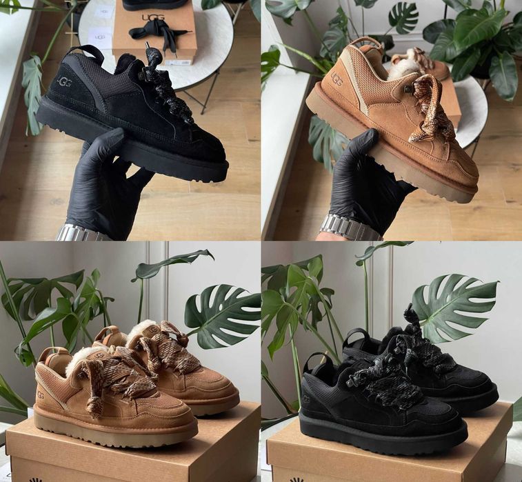 Ботинки UGG Lowmel Sneaker 36-45 Натур Овчина! Хит Зимы! Наложка! Топ