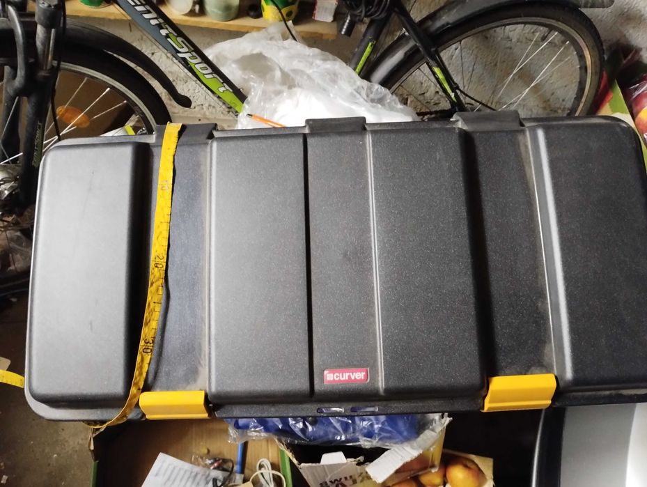 Duża 80 cm skrzynka narzędziowa lub na ubrania, akcesoria wędkarskie