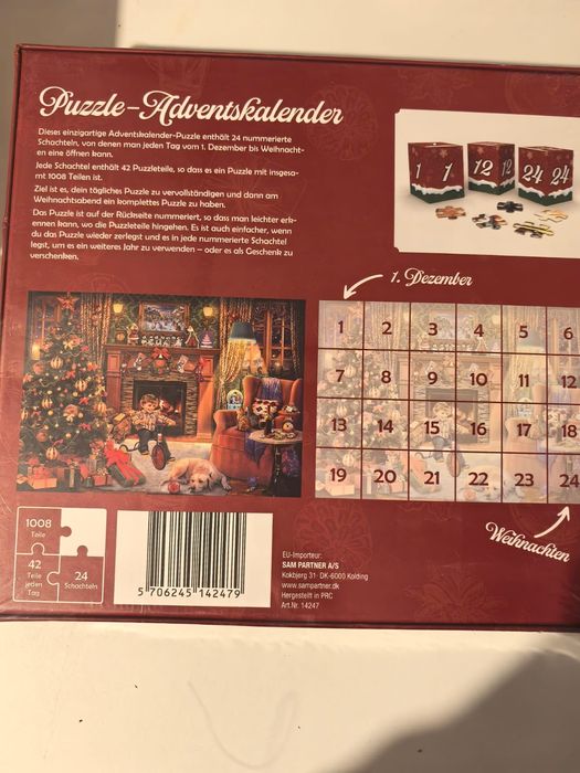 Kalendarz adwentowy # puzzle