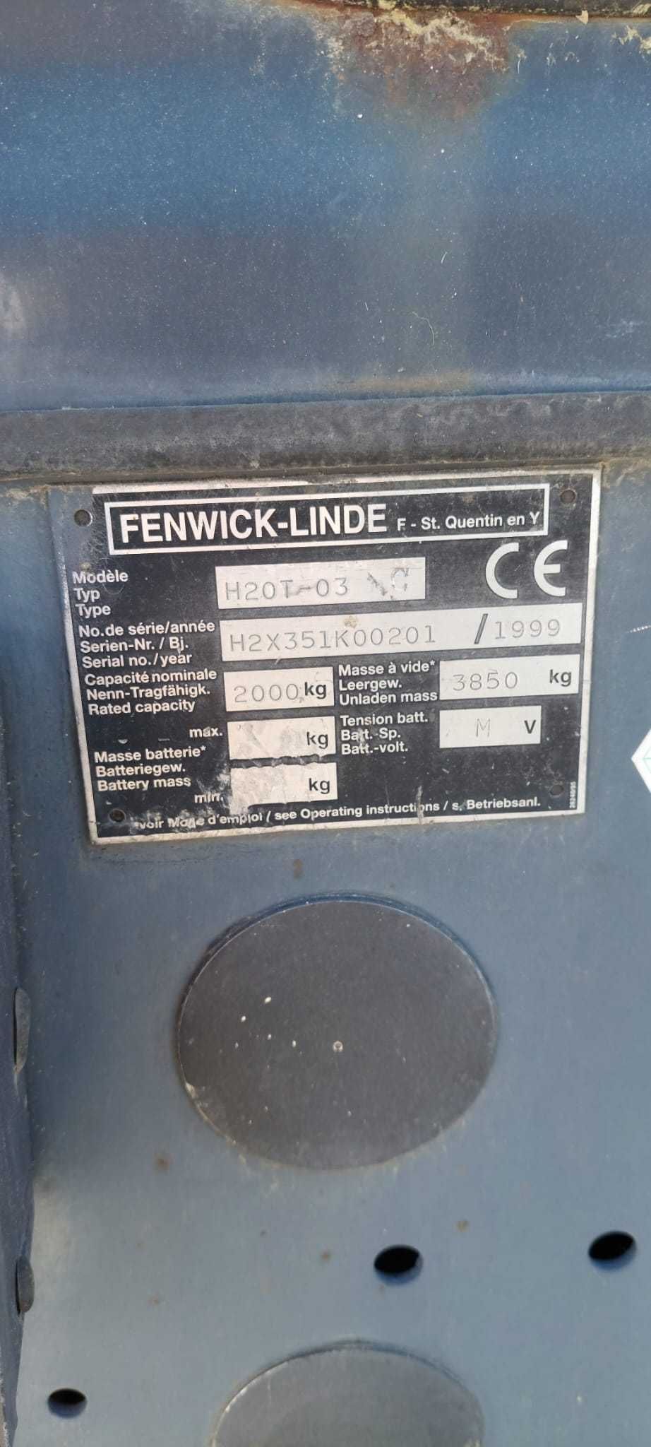 Wózek widłowy Linde H20 T LPG 2 Tony  1346MT