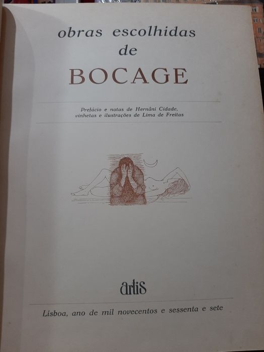 Obras Escolhidas de Bocage 1967 - 2 Volumes