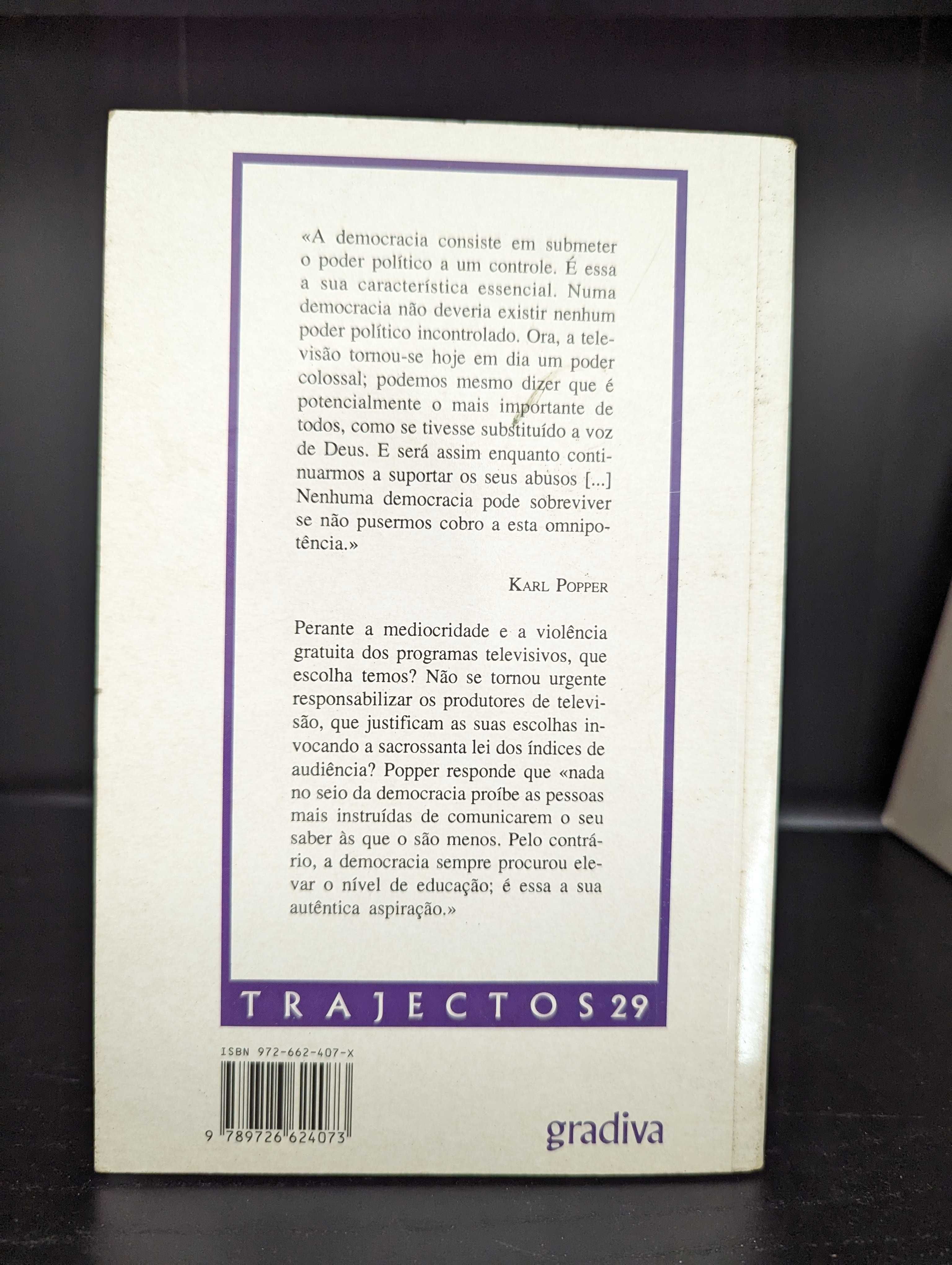 Televisão: Um perigo para a Democracia -  Karl Popper, John Condry