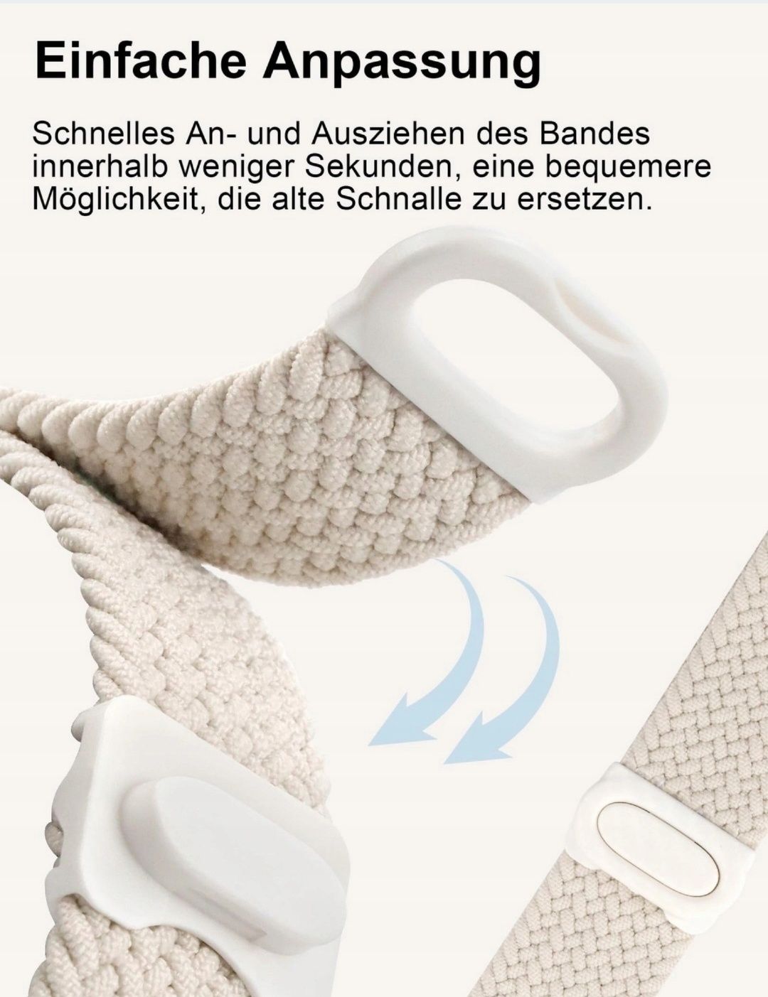 Pasek Opaską Pleciona do Apple Watch 10,9,8,7,6,5 SE 42/44/45/49mm
