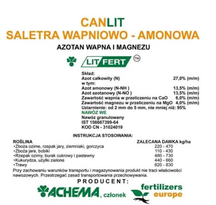 Saletra CAN LIT 27% N Saletrzak MIWIND