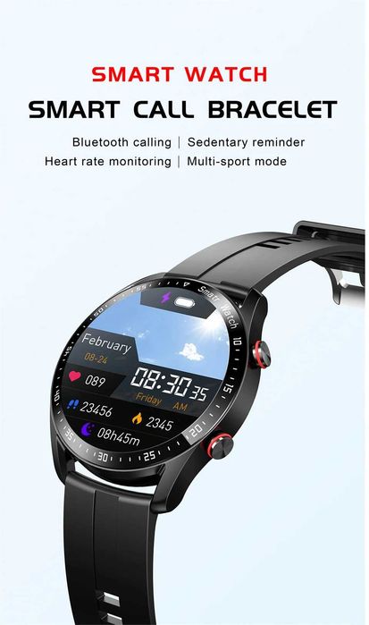 Смарт часы с ЭКГ+ППГ и Bluetooth-вызовом