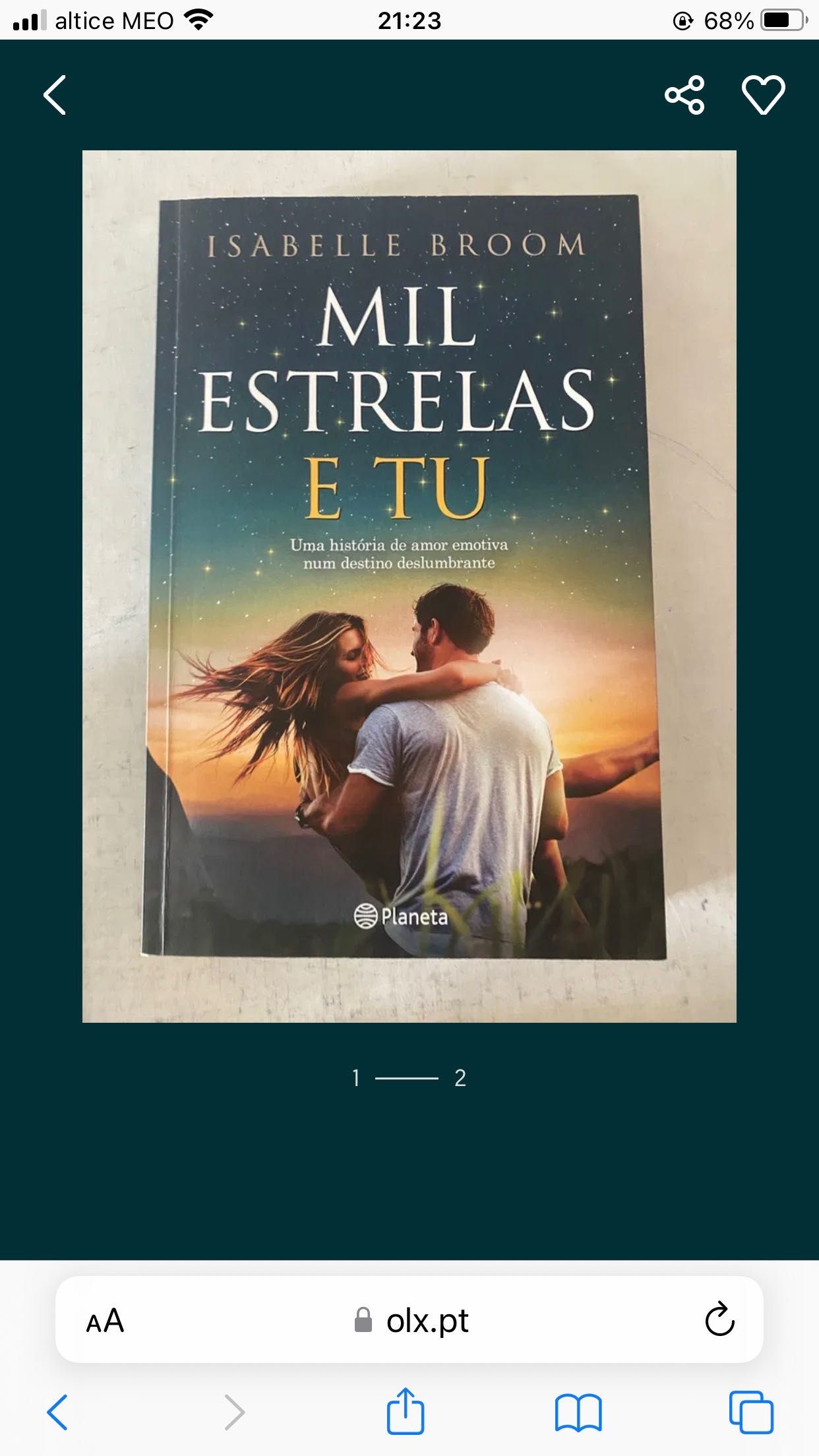 Livro mil estrelas e tu