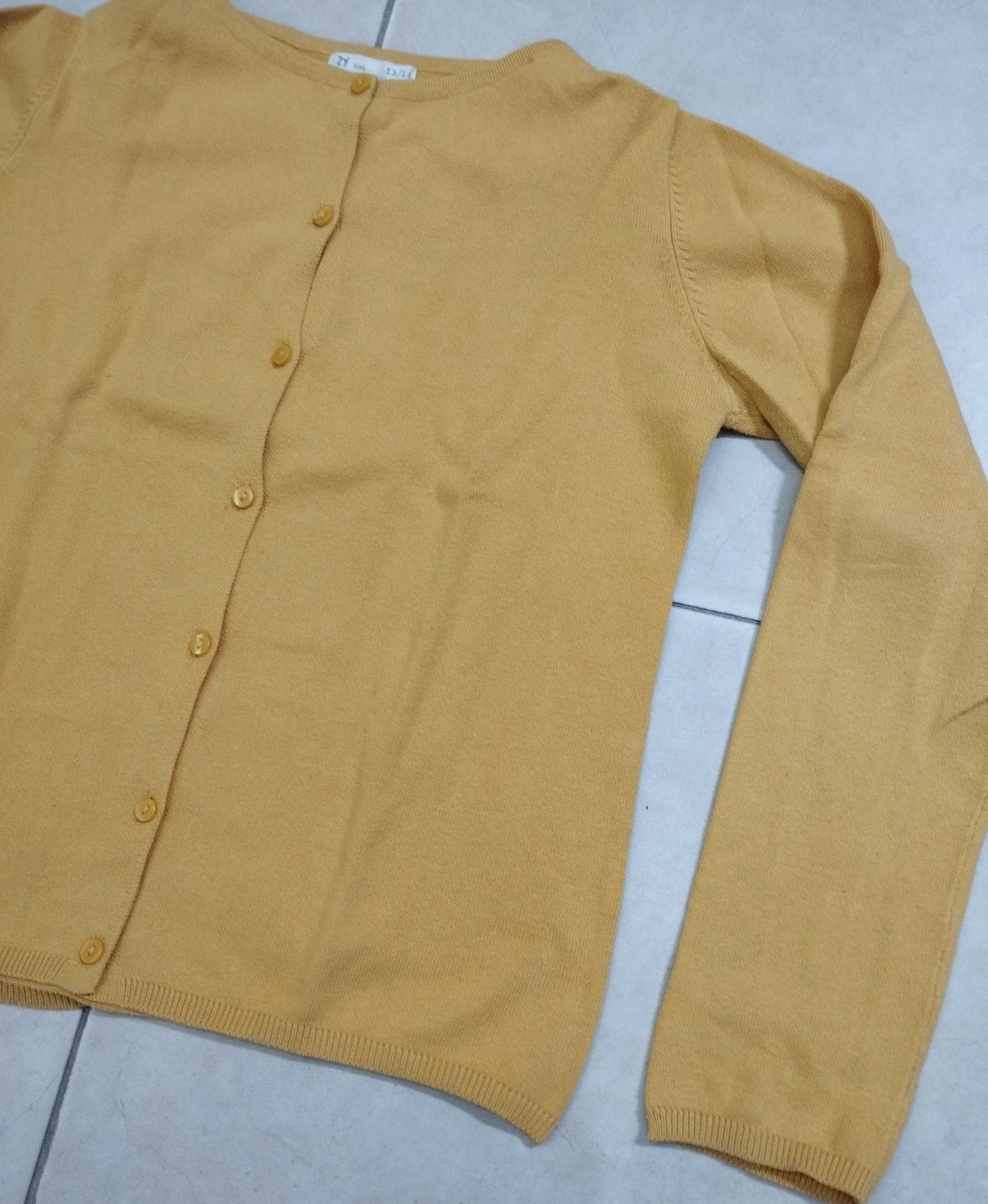 Casaco de malha amarelo torrado Zippy