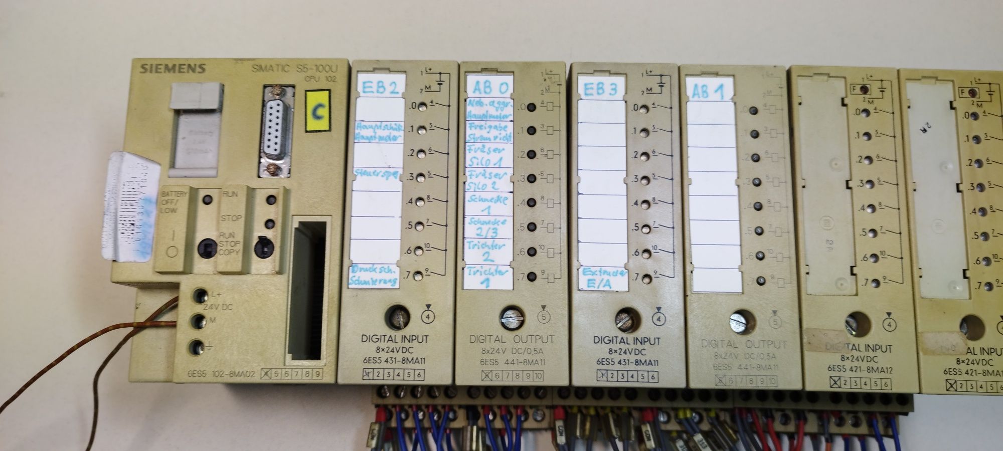 Sterownik PLC SIEMENS Simatic S5-100U CPU 102