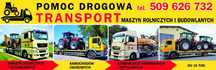 Przewóz ciągników transport laweta niskopodwoziowa pomoc drogowa 16ton