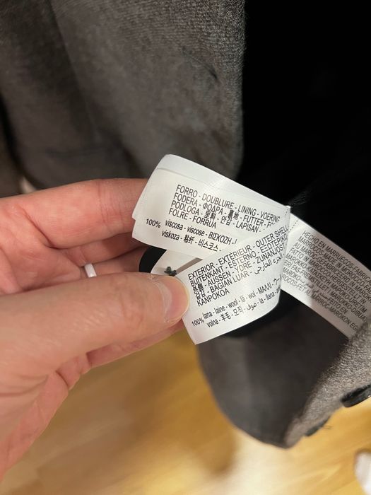 Піджак Зара з 100% шерсті