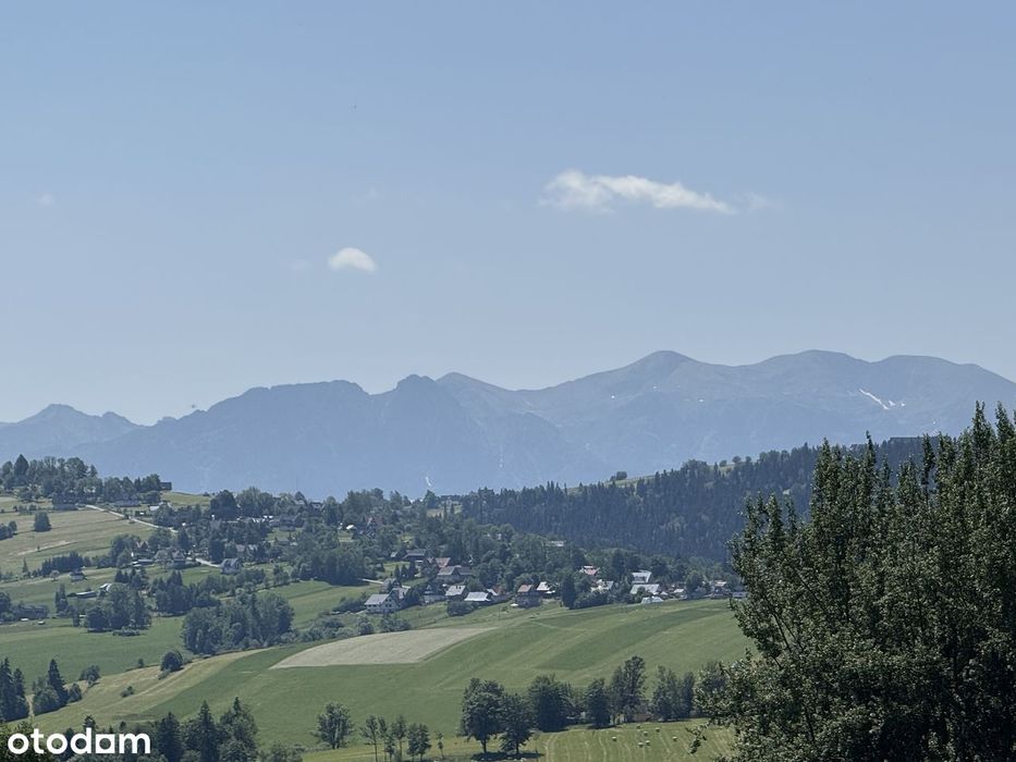 Działka Budowlana Maruszyna 20 ar, widok na Tatry widokowa