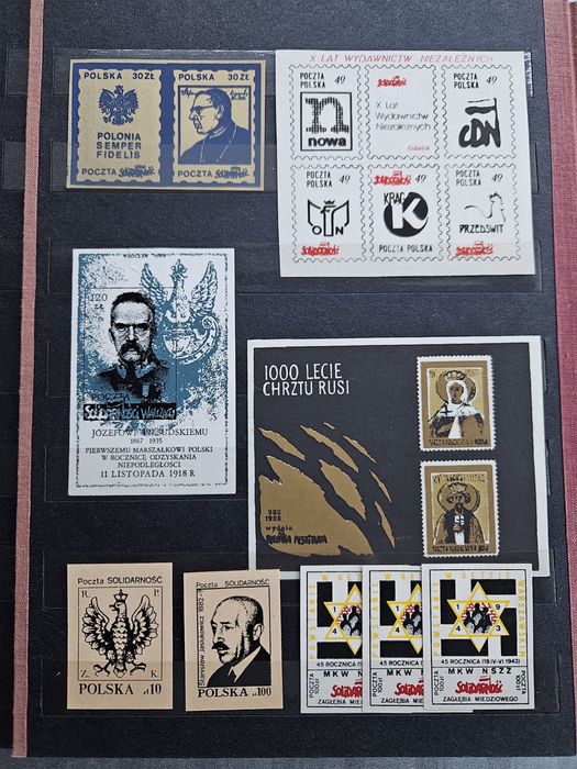 Solidarność.   Znaczki Solidarności