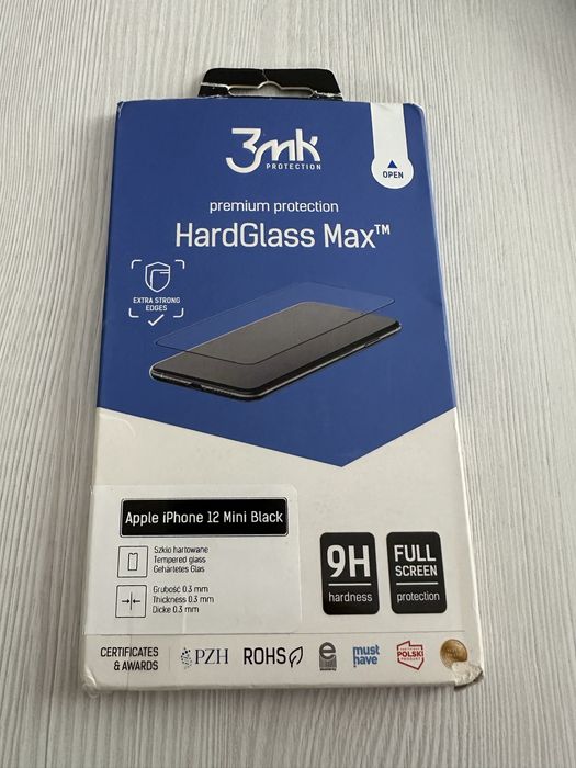 Szkło hartowane Apple iPhone 12 Mini - 3mk HardGlass Max