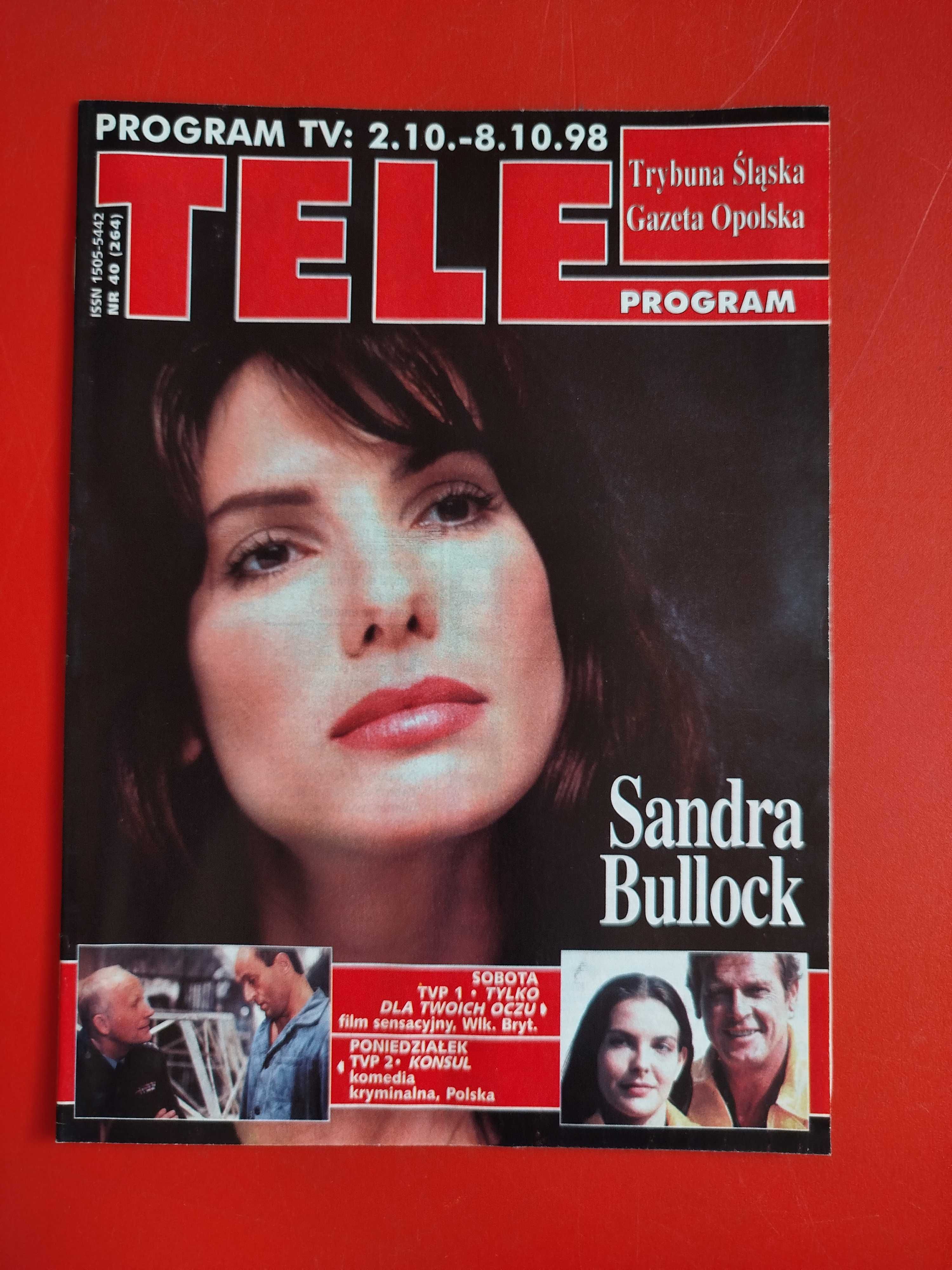 Trybuna Śląska nr 231, 2 października 1998, Sandra Bullock