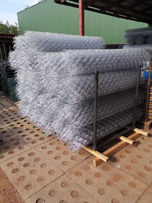 siatka ogrodzeniowa 2,5mm Ocynk + PCV 1,25m