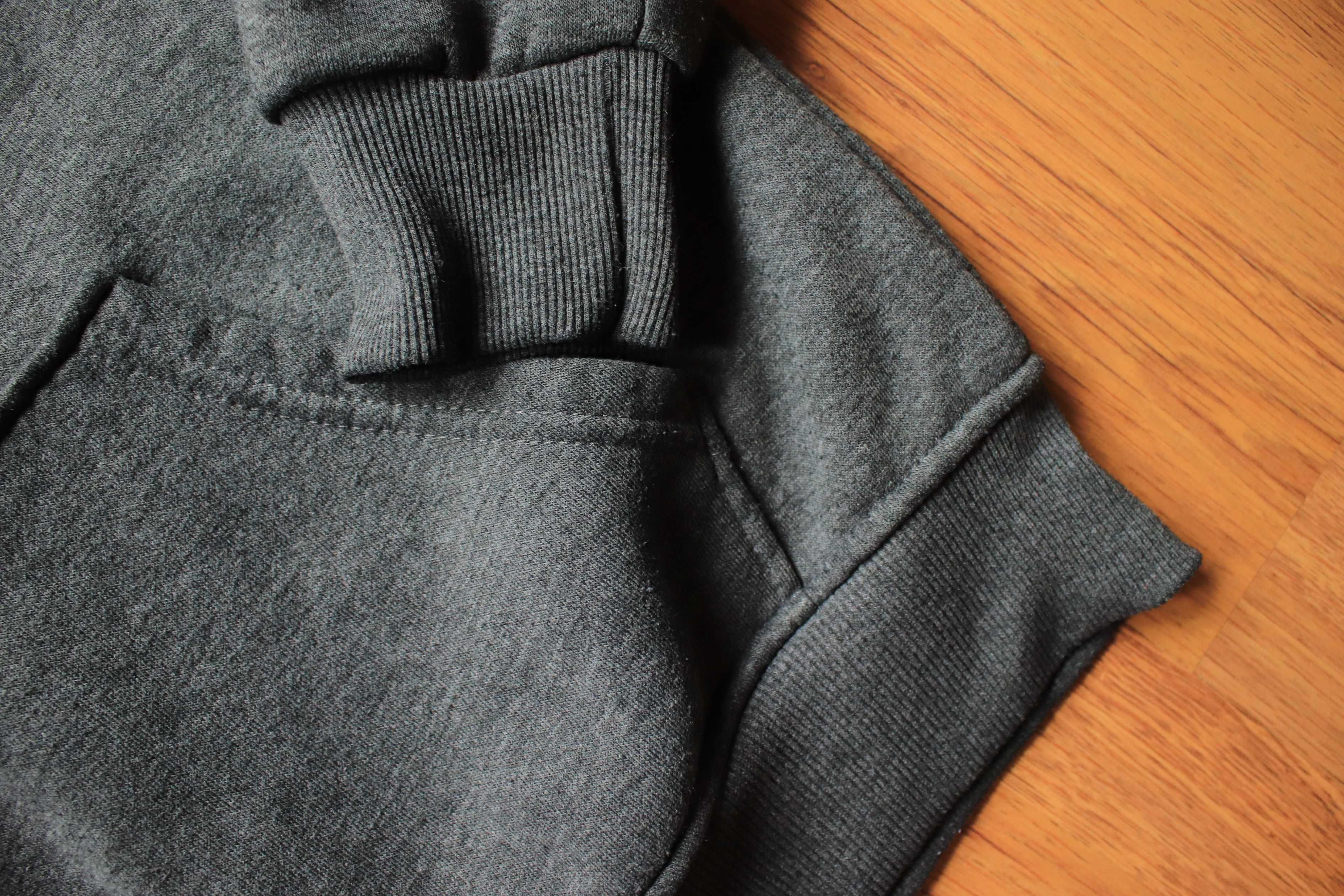 Bluza Vintage Super Dry szara damska rozm. L bawełniana kangur