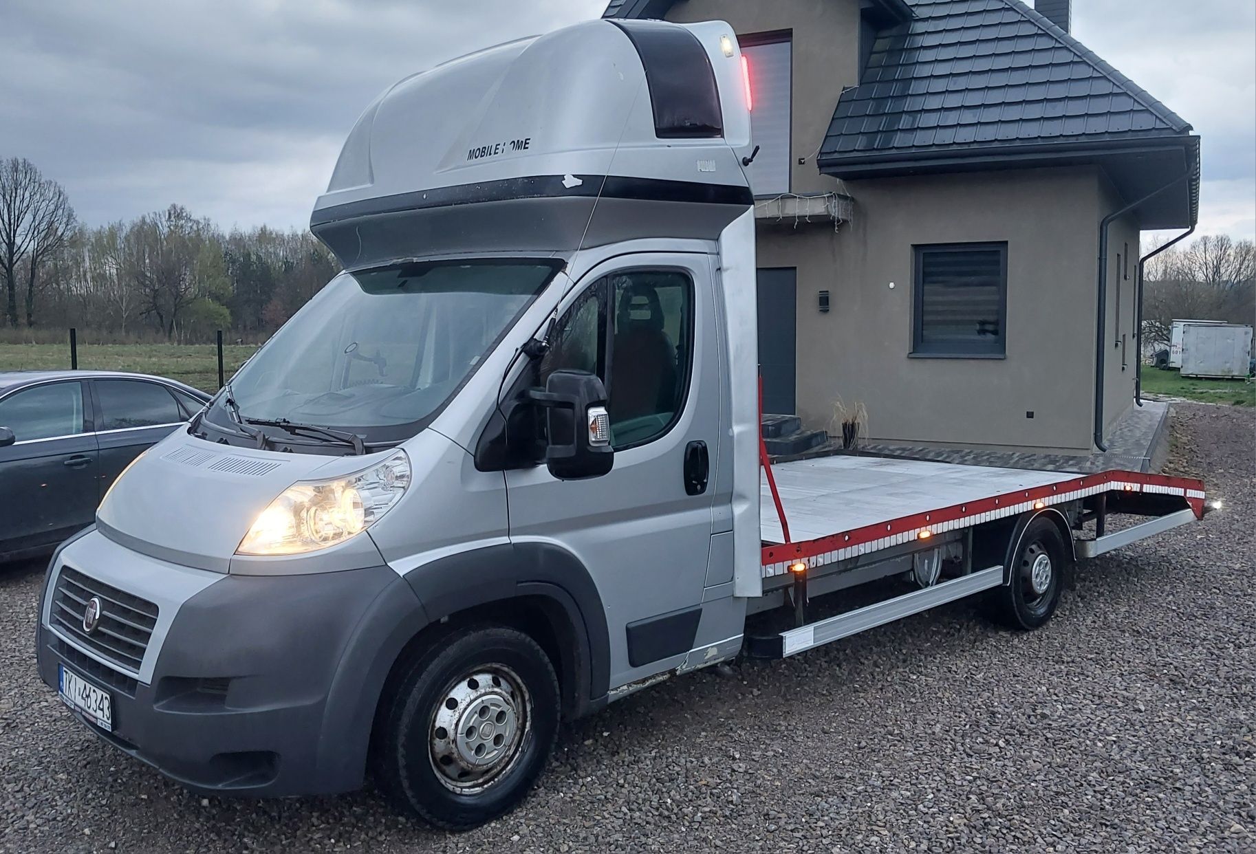 Fiat Ducato 2.3 2009*Pomoc Drogowa*Autolaweta*Alu-Najazd Doinwestowany