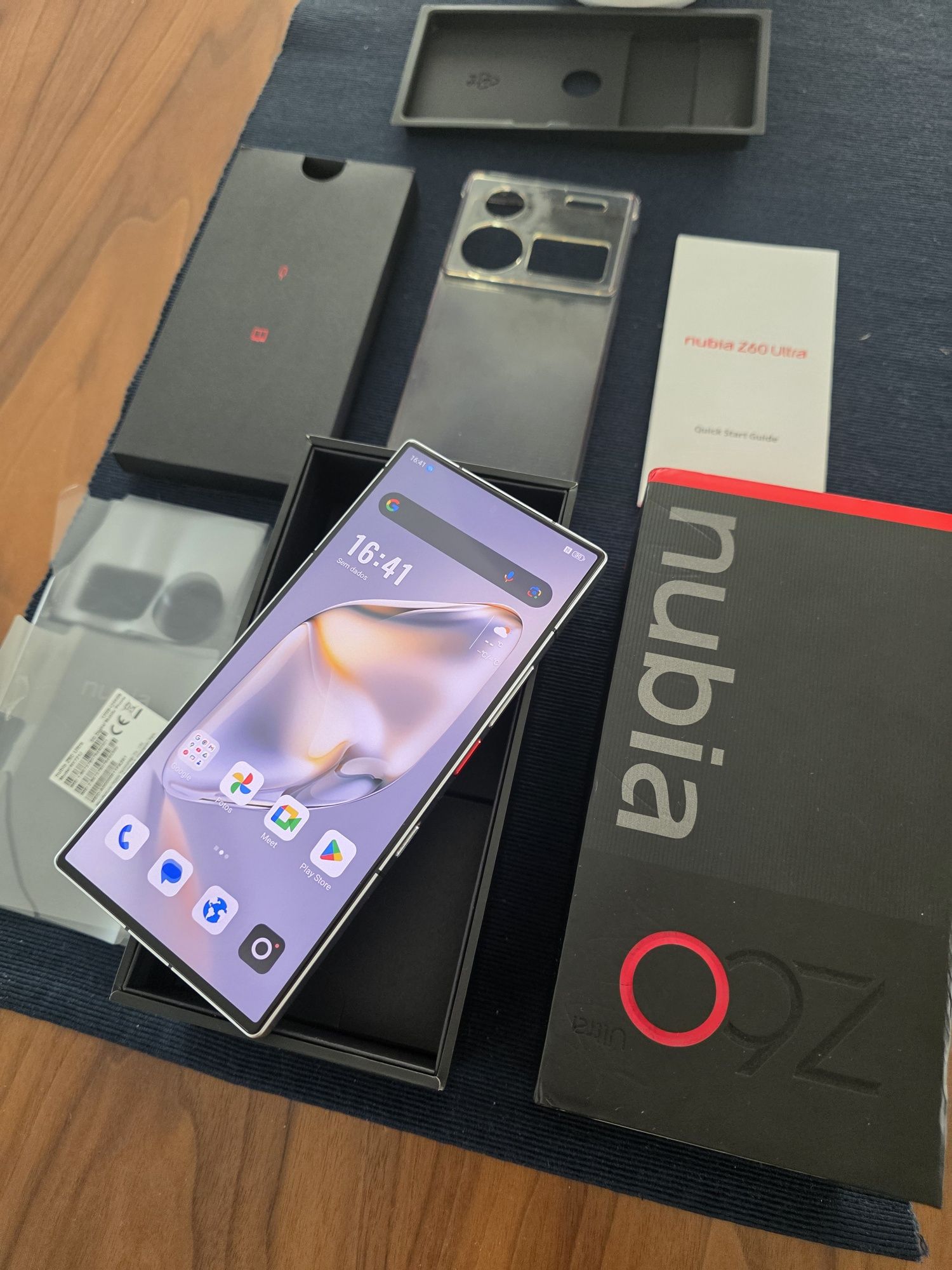Nubia Z60 Ultra 12GB/256GB Leading Version c/NOVO. Troca/retoma. Capa
