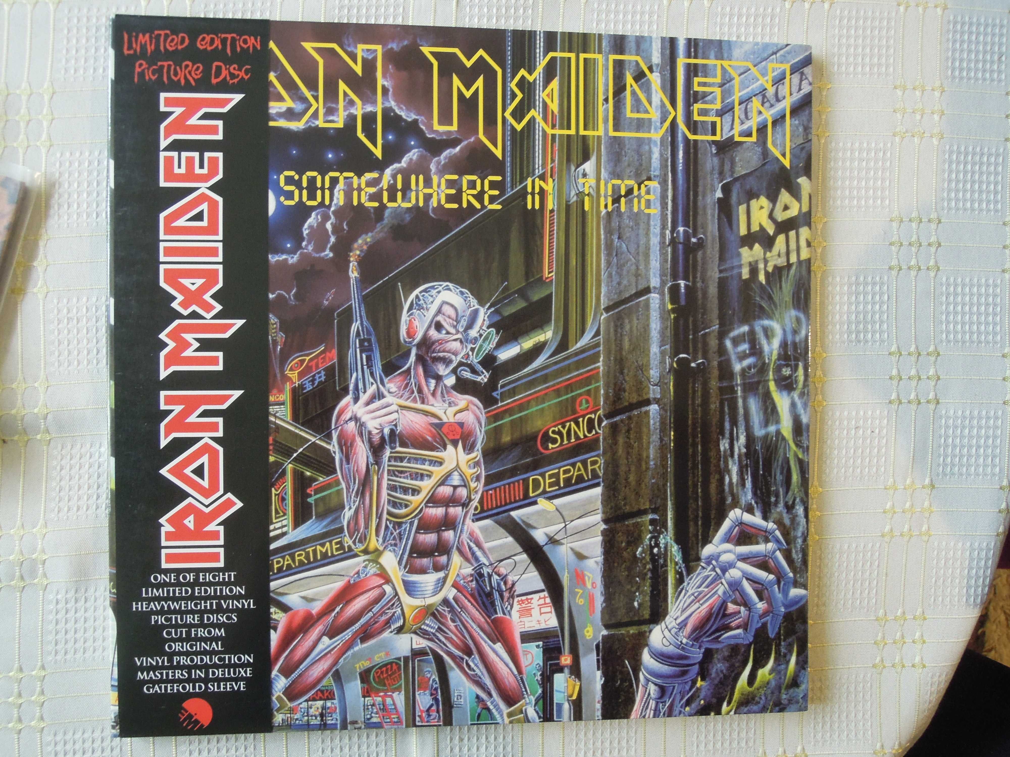 iron maiden -somewhere in time -płyta winylowa picture