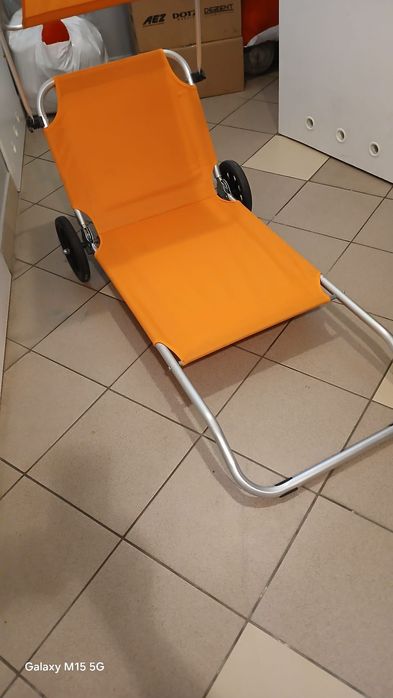 Leżak plażowy / wózek plażowy , odbór osóbisty. i pł. przy odbiorze
