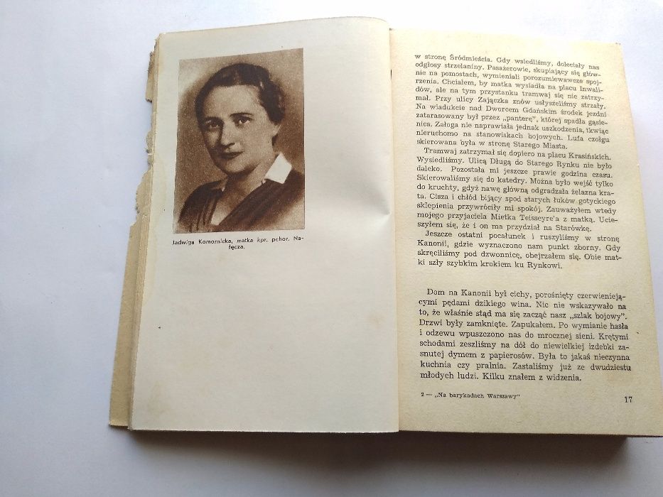 NA BARYKADACH WARSZAWY , Stanisław Komornicki 1964r.