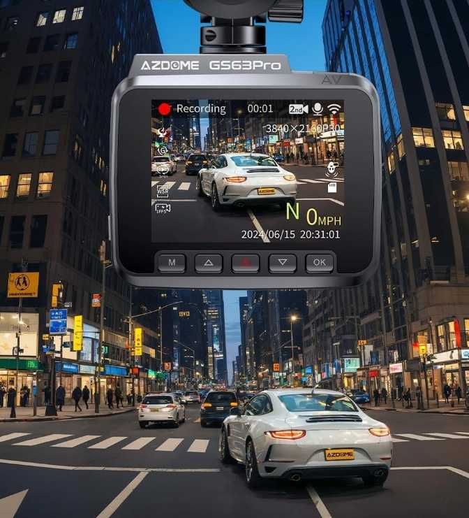 Kamera samochodowa wideorejestrator Azdome GS63H 4K WiFi 5GHz GPS ADAS