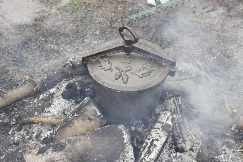 pieczonki myśliwski kociołek garnek żeliwny 9 litrów