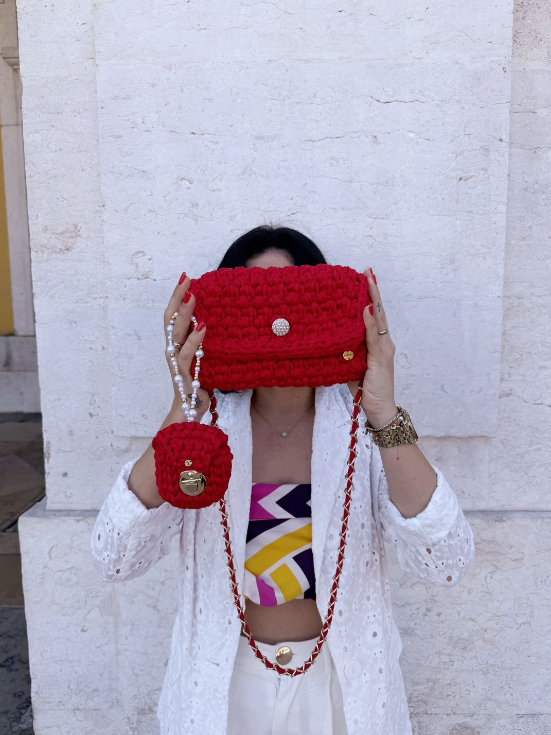 Mala feminina bolsa handmade- DIA DOS NAMORADOS