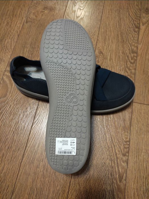 Черевики мокасини балетки сліпони Clarks туфли