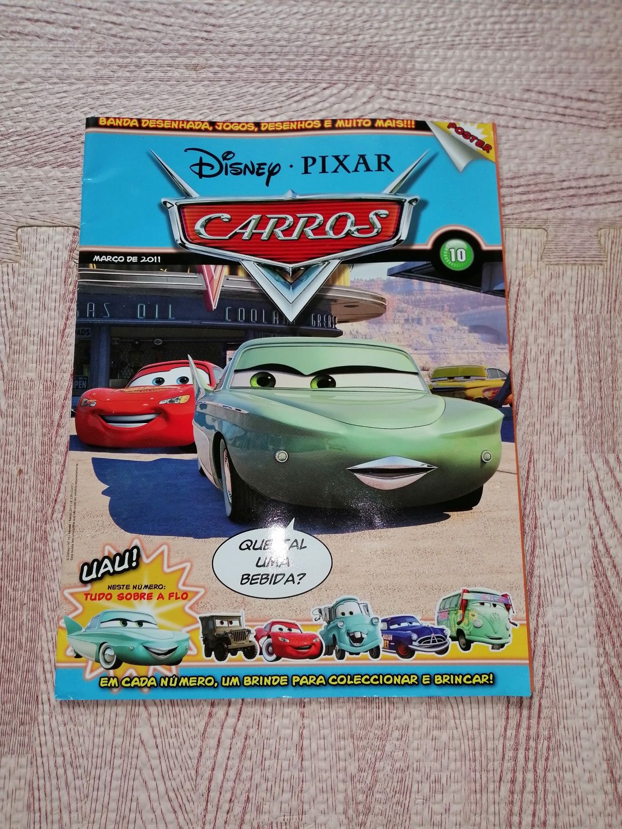 Revistas da Disney Pixar Cars (ler descrição)