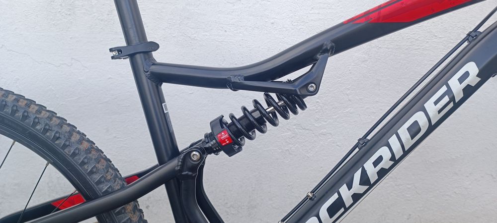 Bicicleta ROCKRIDER BTT ST 530 Preto/Vermelho 27,5"