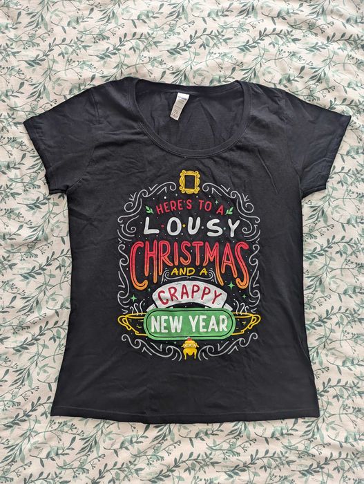 NOWY t-shirt Othertees Friends świąteczny